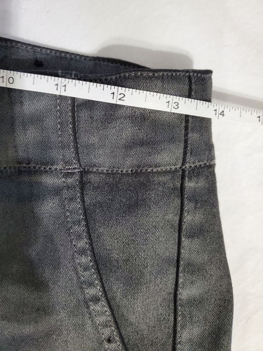 KUT From The Kloth Gray Skinny Pants Size 8 High Rise Stretch Ankle Zip - Picture 7 of 9
